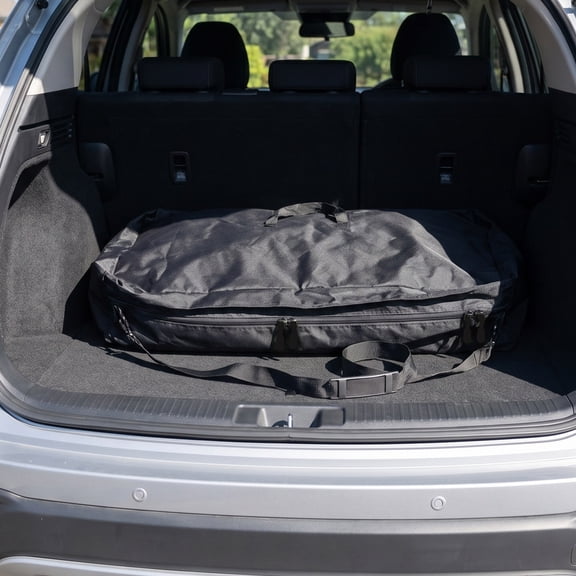 Durable Oxford Massage Table Travel Bag with Wide Shoulder Straps Black