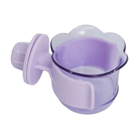 Durable PET Bird Bowl with Clip Feeder for Sparrows Finches Lovebirds Small Animals Cage Accessories Water Food Cup