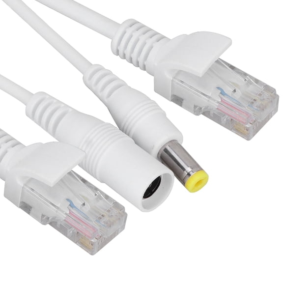 Durable POE Splitter for WLAN, Routers  More, 2.1x5.5mm Jack, Waterproof Option
