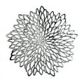 thumbnail image 1 of Durable PVC Gold Silver Placemats Set of 4，Stylish Heat-Resistant Round Placemat for Kitchen, Dining, and Patio Décor - Easy to Clean, 15-Inch Diameter, 1 of 9