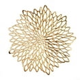 thumbnail image 1 of Durable PVC Gold Silver Placemats Set of 4?Stylish Heat-Resistant Round Placemat for Kitchen, Dining, and Patio D�cor - Easy to Clean, 15-Inch Diameter, 1 of 9