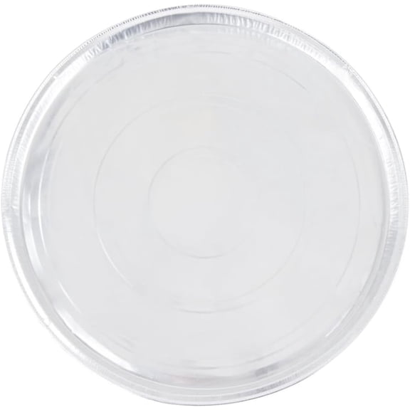 Durable Packaging 12" Round Aluminum Foil Pizza Pan - Disposable Baking Sheet/Tray Tins (Pack of 25)
