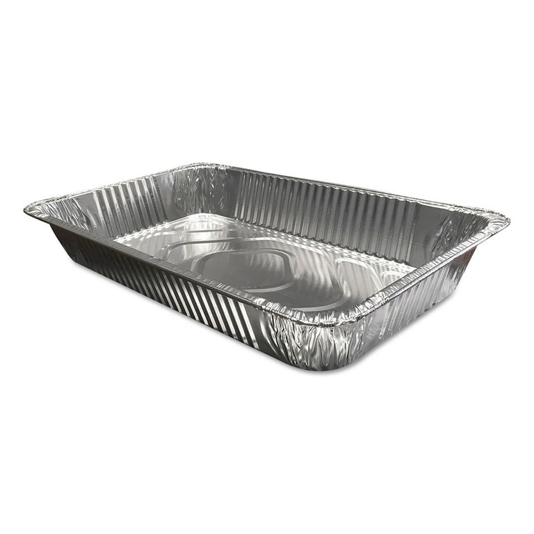Aluminum Steam Table Pans, Full-Size Deep346 oz., 3.38 Aluminum Steam Table Pans, Full-Size Deep346 oz., 3.38