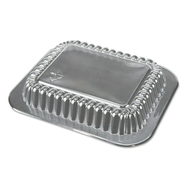 Durable Packaging Dome Lids for 1 lb Oblong Containers, 5.13 x 4.13, Clear, 1,000/Carton -DPKP2201000