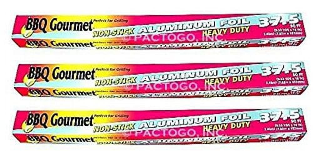 Durable Packaging Durable Bbq 18" x 25' Non-Stick Heavy Duty Aluminum Foil Grill Oven Wrap 3 Rolls (pack of 3)