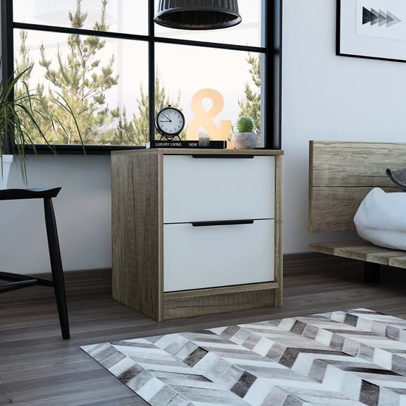 Durable Particle Board / Use as Nightstand or Side Table / Keep Essentials Neat