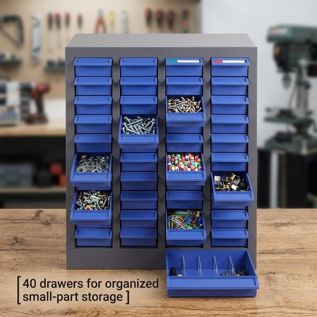 Bolt Organization Durable Parts Cabinet, Bolt and Nut Tool Storage Cabinet for Workshop ...