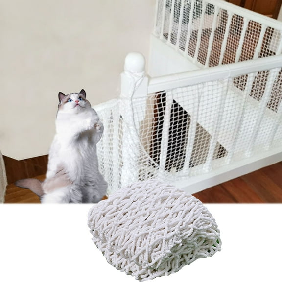 Durable Pet Netting Protective Mesh Barrier for Stairs Balconies and Home Versatile Dog Cat Fence