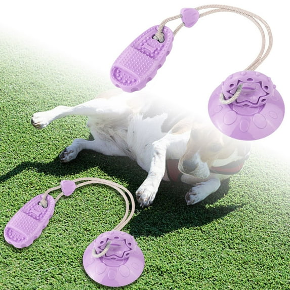 Durable Pet Toys Suction Cup Slippers for Medium Dogs - Teeth Leaky Food Chew Toys for Energy Consumption and Boredom