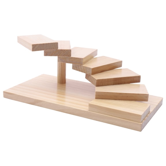 Durable Pine Wood Cake Stand with Smooth Finish for Showcasing Cakes, Sushi, and Snacks