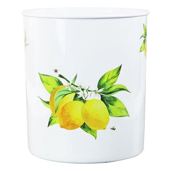 Durable Plastic Countertop Extra Large Utensil Crock/Holder, Fresh Lemons