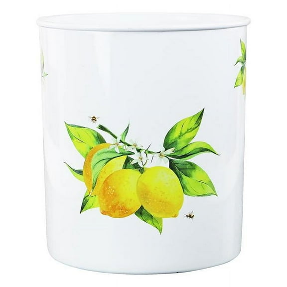 Durable Plastic Countertop Extra Large Utensil Crock/Holder, Fresh Lemons