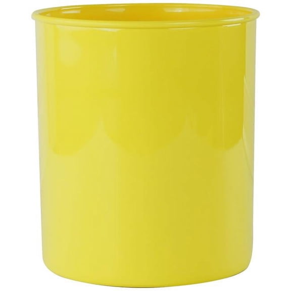 Durable Plastic Countertop Extra Large Utensil Crock/Holder, Lemon
