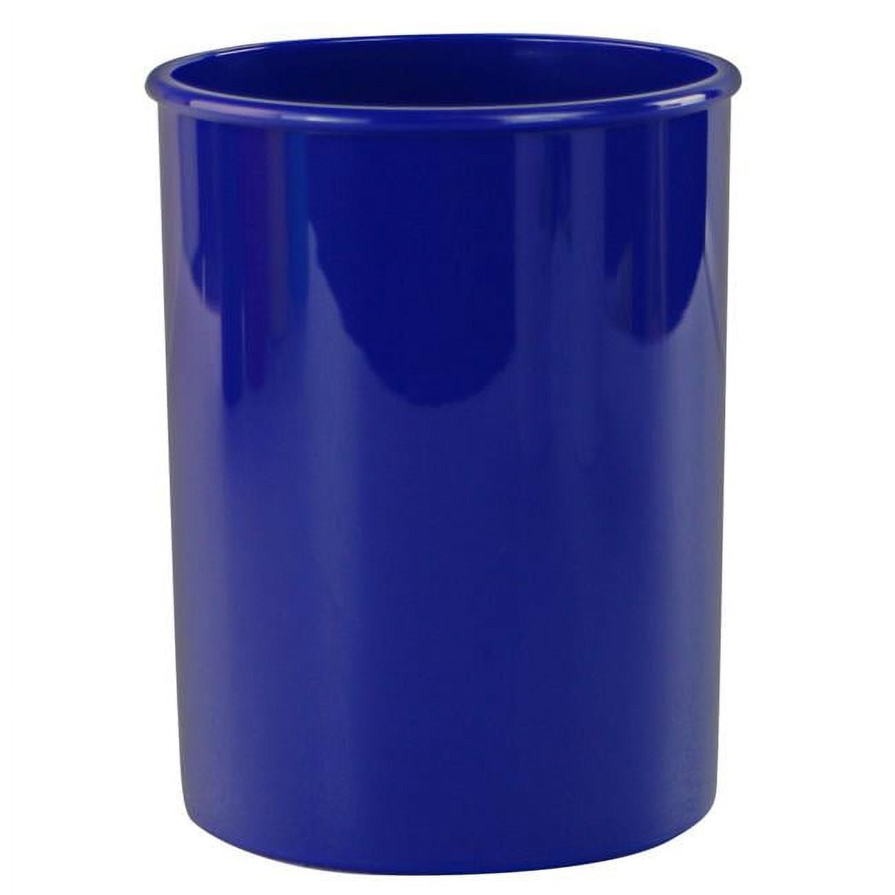 Durable Plastic Countertop Miniature Utensil Crock/Holder, Indigo