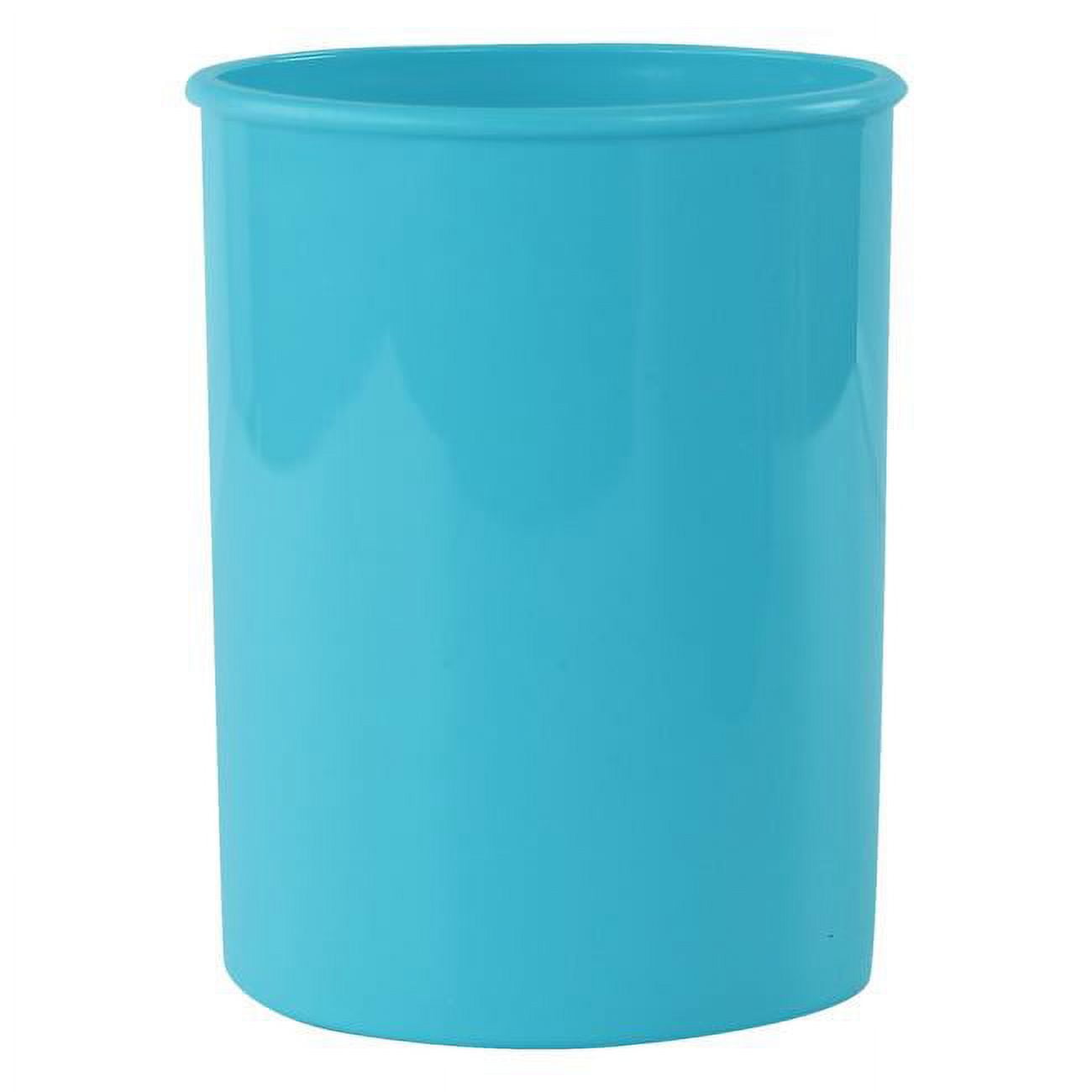 Durable Plastic Countertop Miniature Utensil Crock/Holder, Turquoise