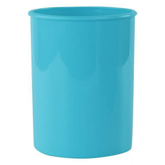 Durable Plastic Countertop Miniature Utensil Crock/Holder, Turquoise
