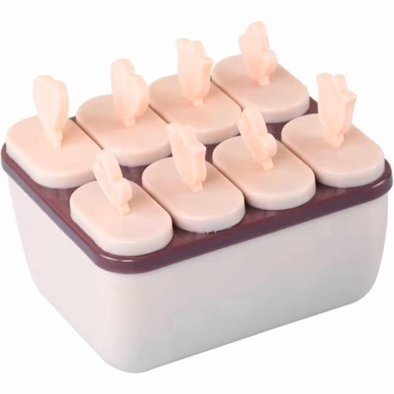 Durable Plastic Ice Cream Mold - Versatile Popsicle and Cake Maker for Homemade Treats