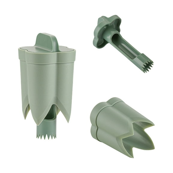 Durable Plastic Pineapple Corer & Slicer – Easy to Use, Dishwasher Safe, Perfect for Fresh Pineapple Rings