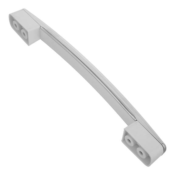 Durable Plastic Refrigerator Handle in Plated Silver for Kitchen Freezer and Cooler Doors