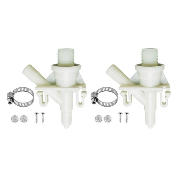 Durable Plastic Water Valve Kit Excellent Quality for 300, 310, 320 Series Pedal Flush Toilets and RV Vacuum Flush System