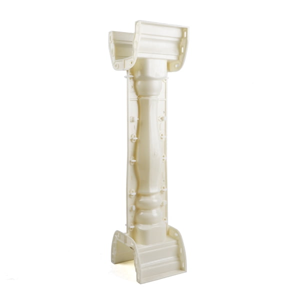 Durable Plastic White Balustrade Mold, 89cm High, for Creating Stable and Elegant Balustrades, Perfect for Home and Commercial Use