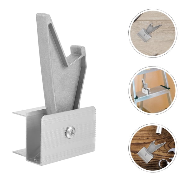 Durable Plated Silver Ladder Rung Locks for Telescopic Folding Ladder with Convenient Replacement Kit