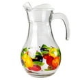 thumbnail image 1 of Durable Plum Glass Pitcher Decorative Clear Serving Pitcher For Home Kitchen Decor, 1 of 1