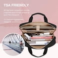 thumbnail image 1 of Durable Polyester Laptop Bag for Women, TSA Friendly Design with Padded Shoulder Strap, Black, 1 of 5