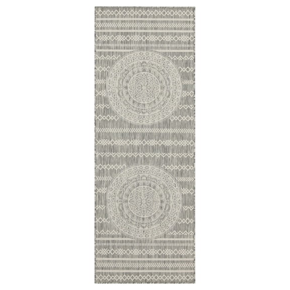 Durable Polypropylene Area Rugs Modern Flatweave Runner for Home Patio