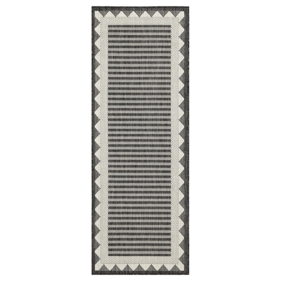 Durable Polypropylene Area Rugs Modern Flatweave Runner for Home
