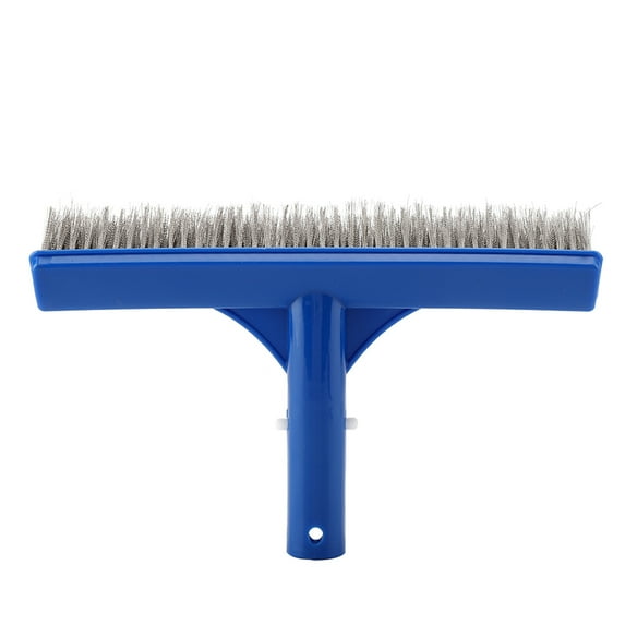 Durable Pool Brush W/ Corrosion, Handle, Steel For Efficient Cleaning, 10in