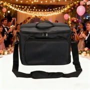 Durable Portable Waterproof Storage Bag for 2 Mini Cold Sparkler Machines - 600D Ripstop Polyester Case with Shoulder Strap & Top Handle