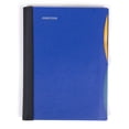 thumbnail image 1 of Mintra Durable Premium Spiral Notebook (2 Subject - Blue) - Fabric Covered Coils, Adjustable Pocket Folders, 100 Sheets, Junior Size (6inx 9.5in), 1 of 7