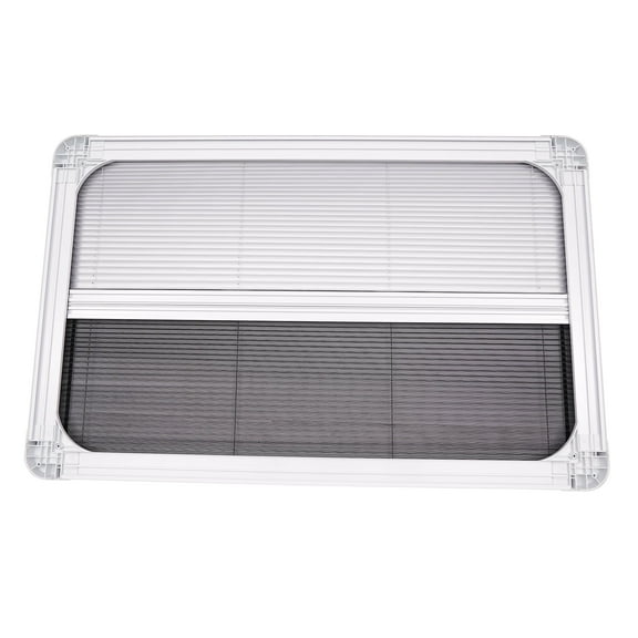 Durable RV Window with Aluminum Alloy Frame, Tempered Glass, 65 Opening Angle for Excellent Ventilation, Privacy Protection, Easy to Install and Clean