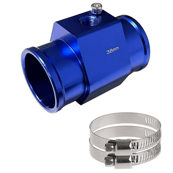 Durable Radiator Hose Temperature Adapter Lightweight Aluminum Construction, 1/8 NPT Thread, Prevents Overheating