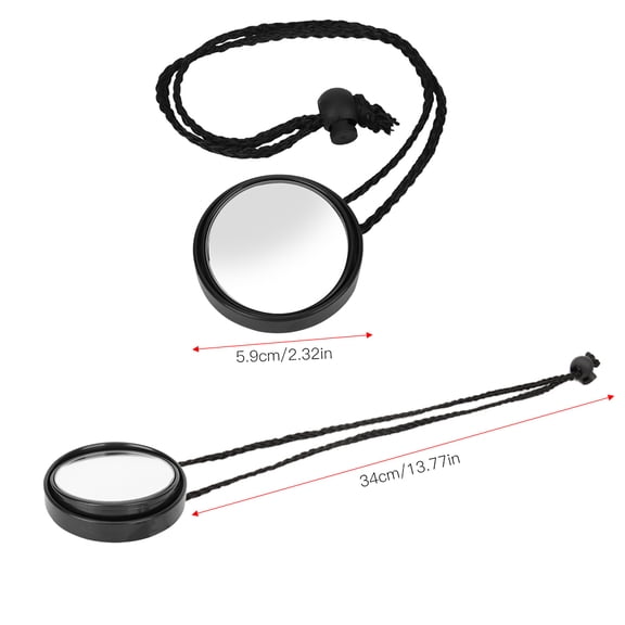 Durable Rearview Mirror For <span Style="background:red"></span>: Reliable, 360 Adjustable View, Secure Side Hanging