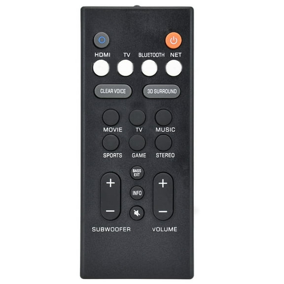 Durable Remote for Yamaha Sound Bar ATS-2090 Remotes 1-8m Long Control Range