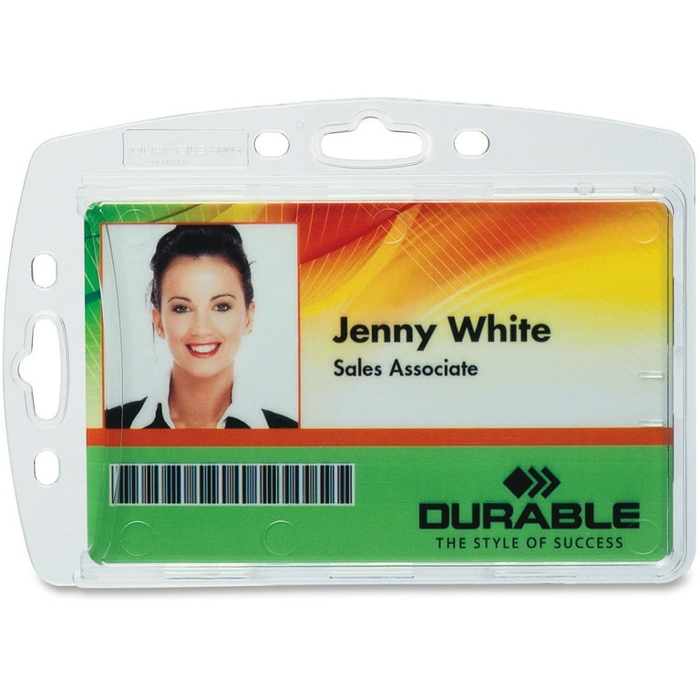 Replacement Card Holder, Vertical/Horizontal, Polystyrene, 10/Pack Replacement Card Holder, Vertical/Horizontal, Polystyrene, 10/Pack