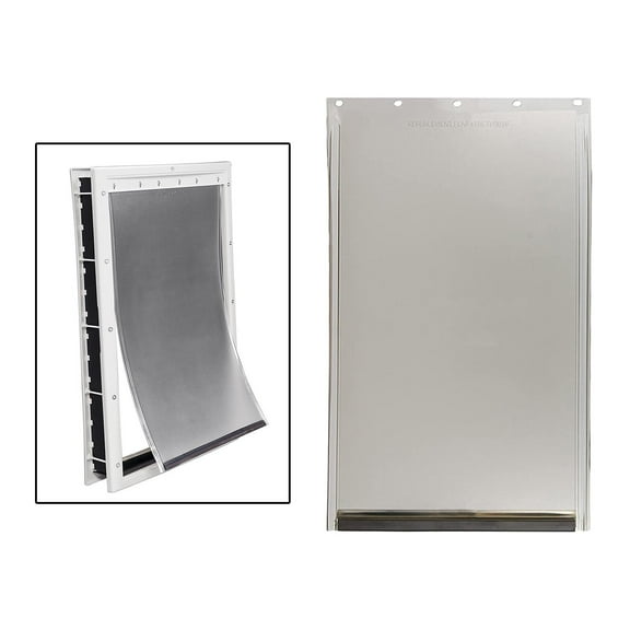 Durable Replacement Dog Door Flap Replace Freely in and Out Home 5 Holes