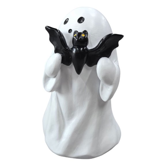 Durable Resin Halloween Ghost Decoration For Indoor Outdoor Holiday Party Display And Festive Home Storage