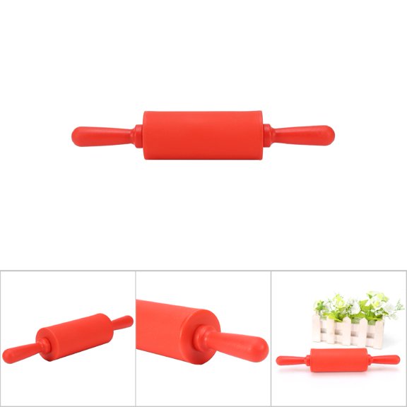 Durable Rolling Pin For Baking: Food,Grade Silicone, Sturdy Handle, Ideal For Pastries  Pizza Dough