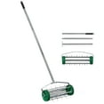 thumbnail image 1 of Durable Rolling Spike Lawn Aerator with Sturdy Steel Handle and Sharp Metal Tines to Promote Thick, Deep, and Healthy Grass Growth, 1 of 8