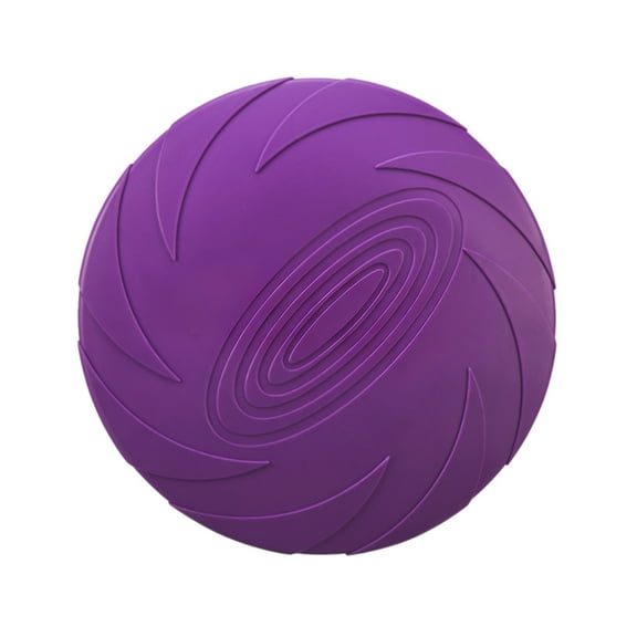 Durable Rubber Chew Proof Training Disc Interactive Play Toy for Dogs Outdoor Activity and Mental Stimulation Non Design