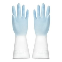 Durable Rubber Cleaning Gloves | Anti-Slip Kitchen & Dishwashing Gloves | Reusable Latex-Free Hand Protection for Household Chores | 1 Pair