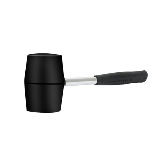 Durable Rubber Mallet Hammer with Handle Double-Sided for Flooring Woodworking Tile Installation Home Decoration Tools