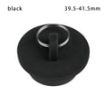 thumbnail image 1 of Durable Rubber Round Leakage-proof Drain Cover Sewer Bathtub Stopper Bathroom Supplies BLACK 39.5-41.5MM, 1 of 8