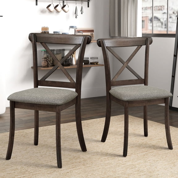 Durable Rubber Wood, Comfortable Seats - Long - term Use in Dining Areas