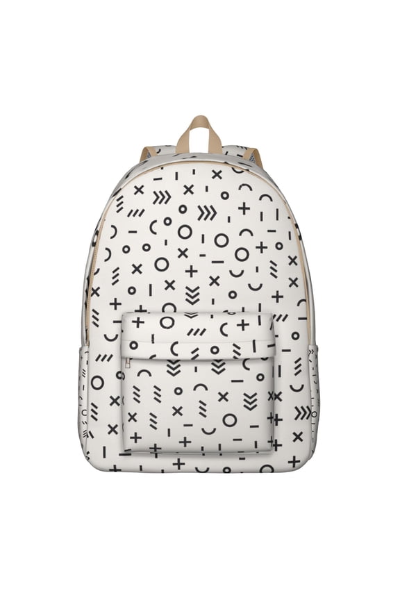 Durable School Backpack Featuring Colorful Retro Polka Dot Texture – Vintage Minimalist Dots and Classic Polka Print, Perfect for Students