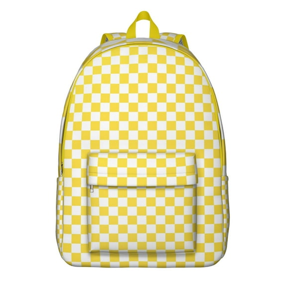 Durable School Backpack Featuring Retro Buffalo Plaid and Abstract Checkered Patterns – Stylish and Functional for Students and Travelers