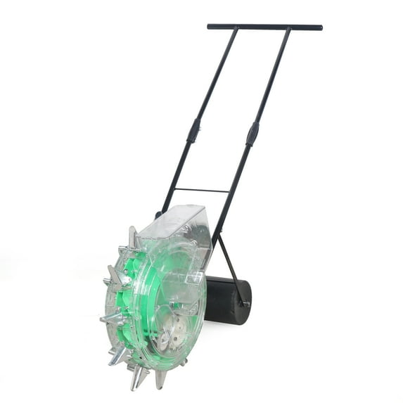 Durable Seed Spreader with 8.82lbs Capacity, Adjustable Sowing Depth and Quantity, Corrosion-Resistant, Efficient and Easy to Use